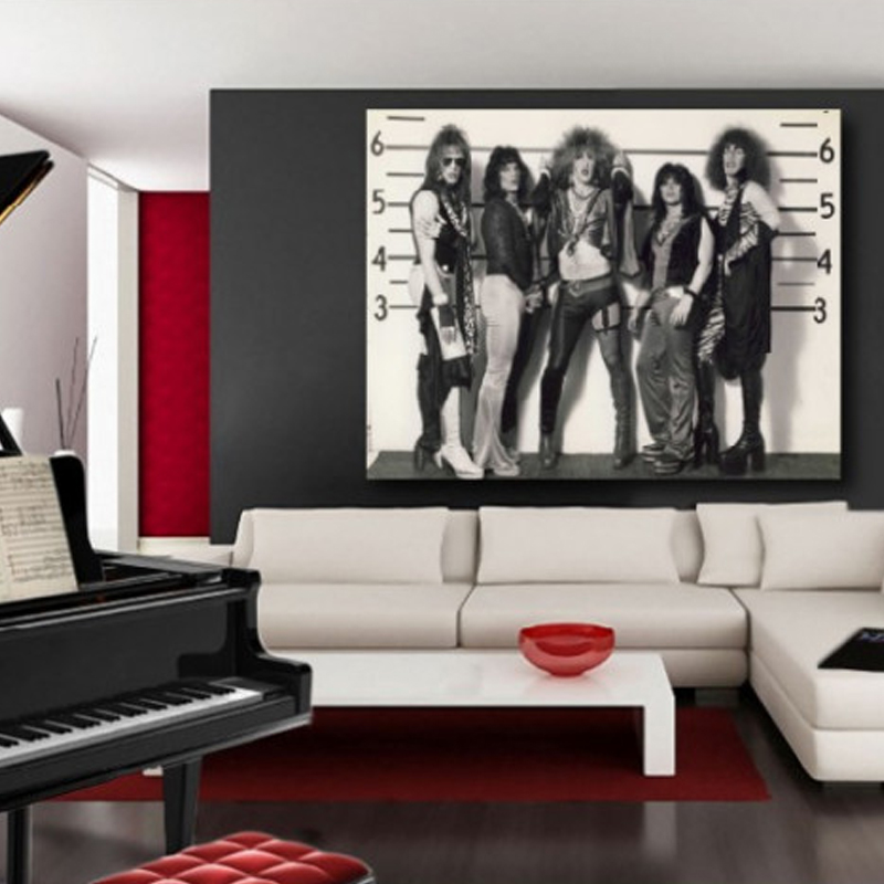 Πίνακας σε καμβά με μουσική με τους Twisted Sisters Rock